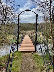 New Decking For Brackny Bridge, Glenisla - Part Of The Cateran Trail